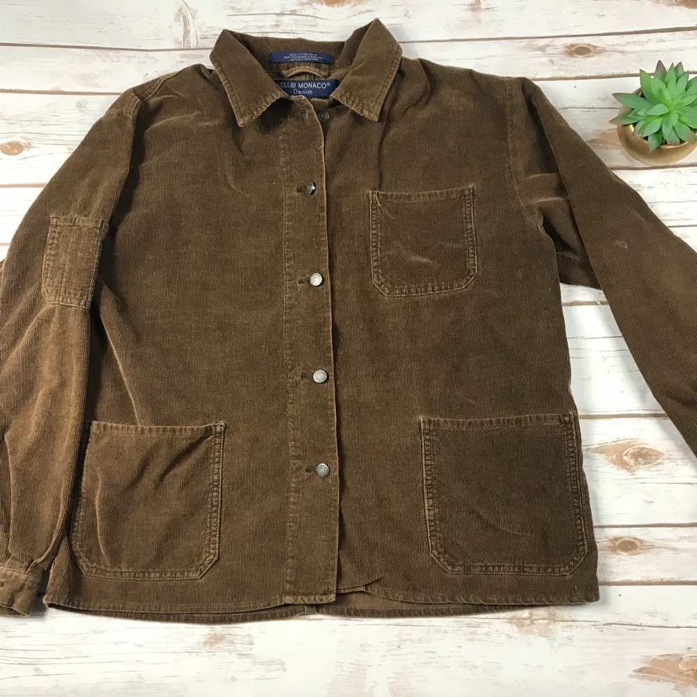 Club Monaco Corduroy Button Up